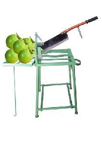 Tender Coconut Cutting Machine with Front Tray