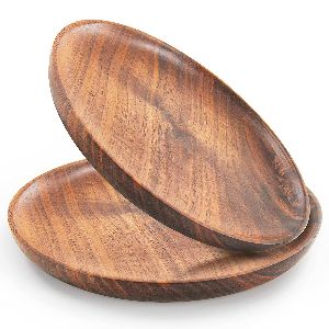 Wooden Plates set of 2