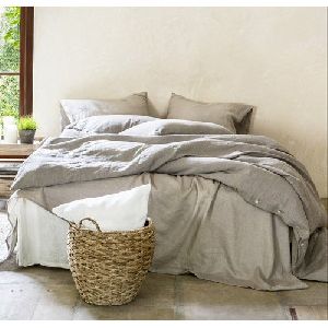 Linen Double Bed Sheet