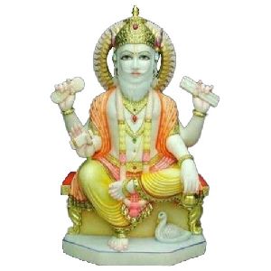 Marble Vishwakarma Statue