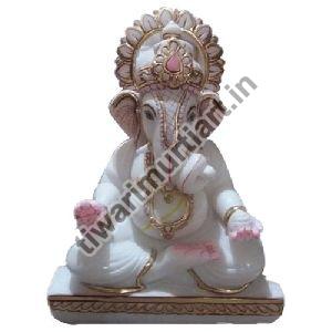 3 Feet Marble Ganesha Statue