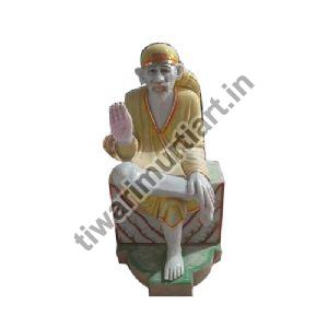 36 Inch Marble Sai Baba Statue