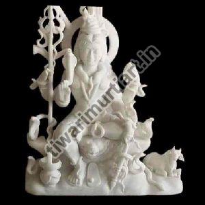 45 Inch Marble Shiva Statue