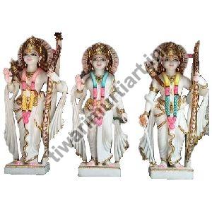 5 Feet Marble Ram Darbar Statue