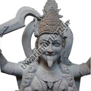 Grey Marble Kali Mata Statue