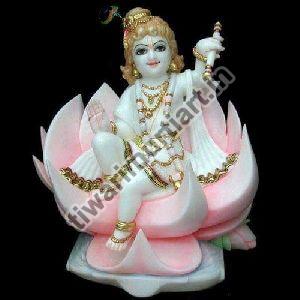 Marble Bal Krishna Statue