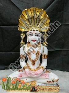 Marble Jain Mahaveer Statue