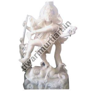White Marble Kali Mata Statue