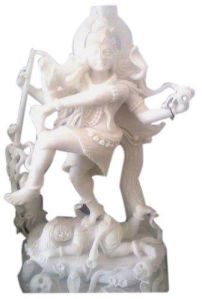 White Marble Kali Mata Statue