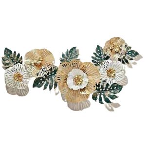 My Home Decor Hanging Decorative Wall Art Flowers Wall Art Metal Wall Art Size - 51 Inches