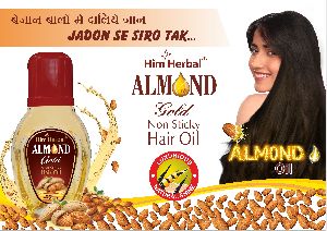 Him Herbal Almond Gold Non Sticky Hair Oil