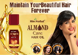 Him Herbal Almond Non Sticky Hair Oil