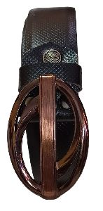 Heavy Look Buckle Fitted GENUINE LEATHER (PU) BELT