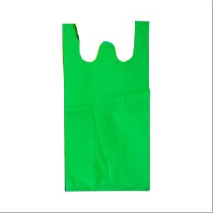 W Cut Non Woven Green Bags