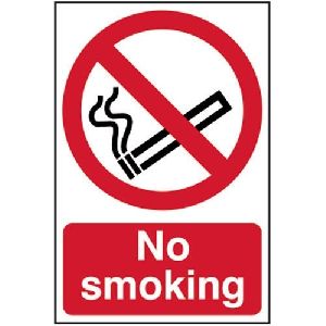 No Smoking Sign Board