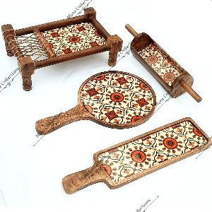 Wooden Khatiya Platter