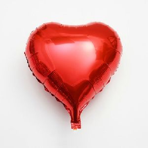 Red Heart Foil Balloon