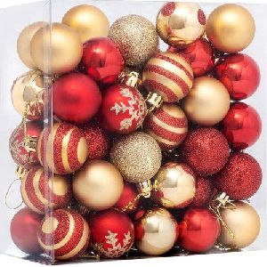 Plastic Christmas Balls Set
