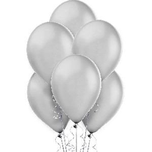 Metallic Silver Balloons