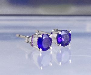 Amethyst Tiny Spiritual Stud Earrings