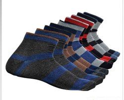 Men Striped Ankle Socks