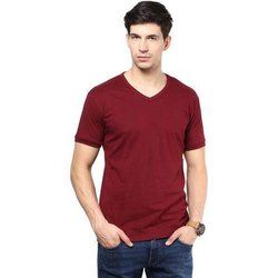 Mens Half Sleeve V Neck T-Shirts