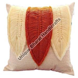 16X16 Inch Hand Embroidered Cotton Pillow Covers