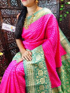 Banarasi designer semi georgette silk saree