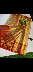 Banarasi wedding wear tissue silk saree