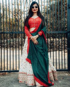 Embroidery Thread Work Lehenga Choli