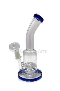 Blue color Ring Honeycomb Water Pipe with 19 mm bowl