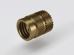 Brass Left Right Knurled Inserts