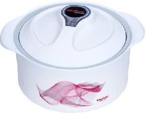 Khaitan Lotus CS 1000 Thermoware Insulated Hot Casserole (White, Pink, Blue)