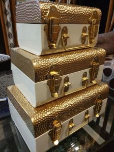 Hammered Trunk Boxes