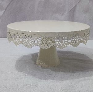 Metal Cutting Cake Stand