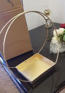 Metal Gifting Basket with Handle