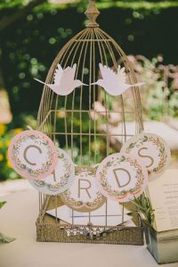 Wedding Card Gifting Metal Bird Cage