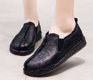 Ladies Leather Belly Shoes