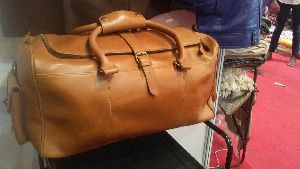 Mens Leather Duffle Bag