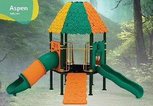 Aspen Nature Collection Playground Slide and Swing Set