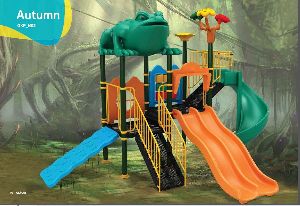 Autumn Nature Collection Playground Slide and Swing Set