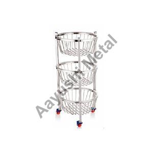 Round Fruit and Vegetable Trolley