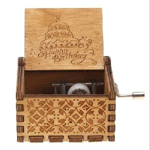 Crafted Wooden Musical Theme Box