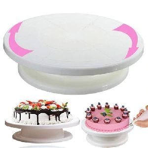 Plastic Revolving Cake Stand