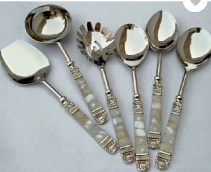 Stainless Steel and Brass Cutlery Set