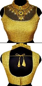 Gold-3 Hand Collar Blouse