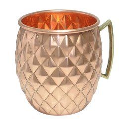 Sahi Hai Diamond Cut Copper Beer Mug