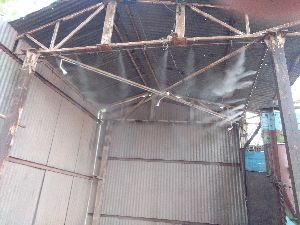 Industrial Crusher Hopper Misting System