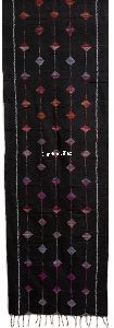 Black Contemporary Odisha Handloom Silk Stole