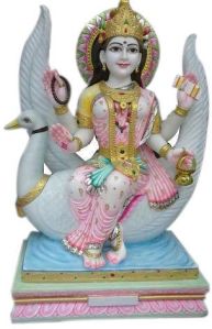Marble Brahmani Mata Statue